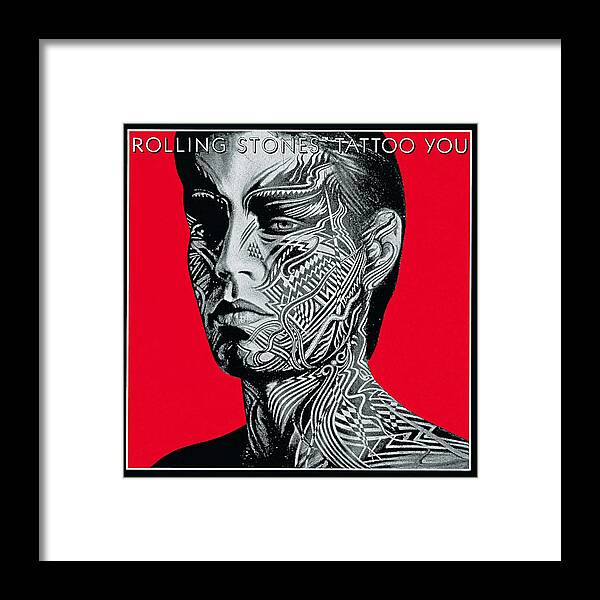 Rolling Framed Print featuring the photograph Rolling Stones Tattoo You Album Cover by Action
