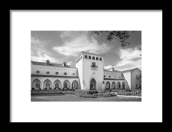 Rollins College Framed Print featuring the photograph Rollins College Olin Library by University Icons