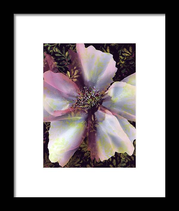 Floral Framed Print featuring the painting How Sweet It Is by Kimberly Deene Langlois