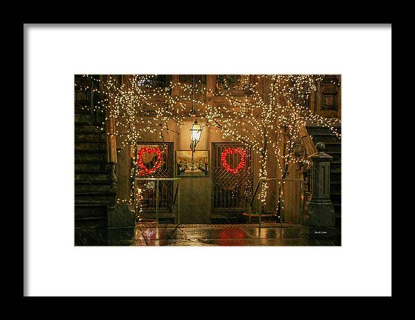 Night Photography Framed Print featuring the photograph Romantic Winter Night by Dale R Carlson