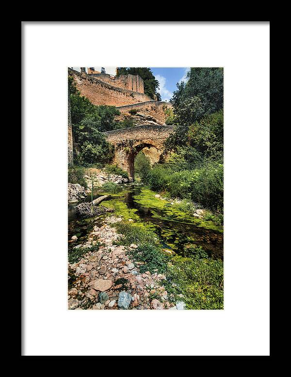 Ronda Framed Print featuring the photograph Ronda Lower bridge by Micah Offman