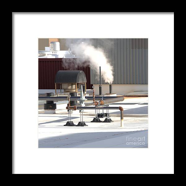 Rooftop Framed Print featuring the photograph Rooftop Variety by Kae Cheatham