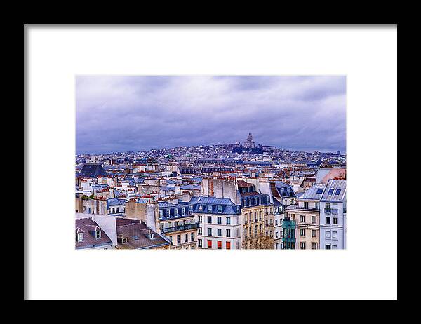 France Framed Print featuring the photograph Rooftops of Paris by Eugene Nikiforov