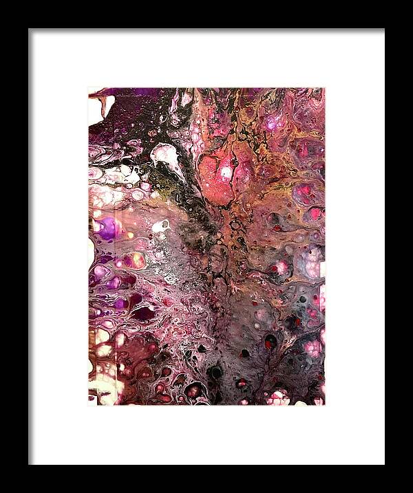 Flower Framed Print featuring the painting Rose by David Euler