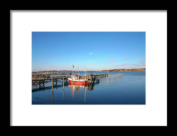 Denmark Framed Print featuring the photograph Roskilde Fjord by Richard Donovan