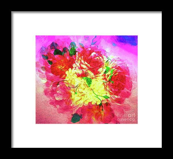 Flora Framed Print featuring the photograph Rosy Posey by Jack Torcello