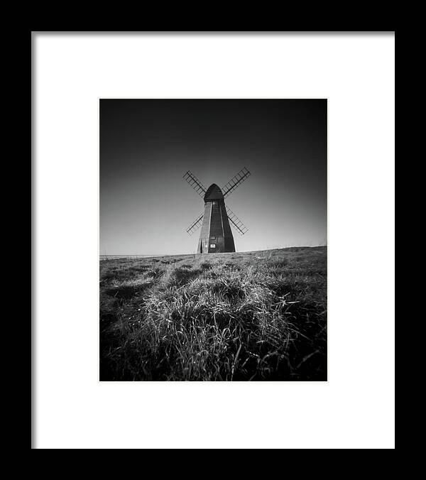 Pinhole Framed Print featuring the photograph Rottingdean windmill by Will Gudgeon