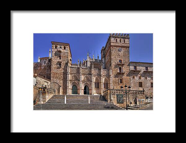 Spanish Framed Print featuring the photograph Royal Monastery of Santa Maria de Guadalupe - Spain by Paolo Signorini