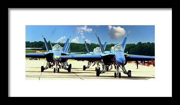 Runway Framed Print featuring the photograph Rush Hour for Angels by Kevin Fortier