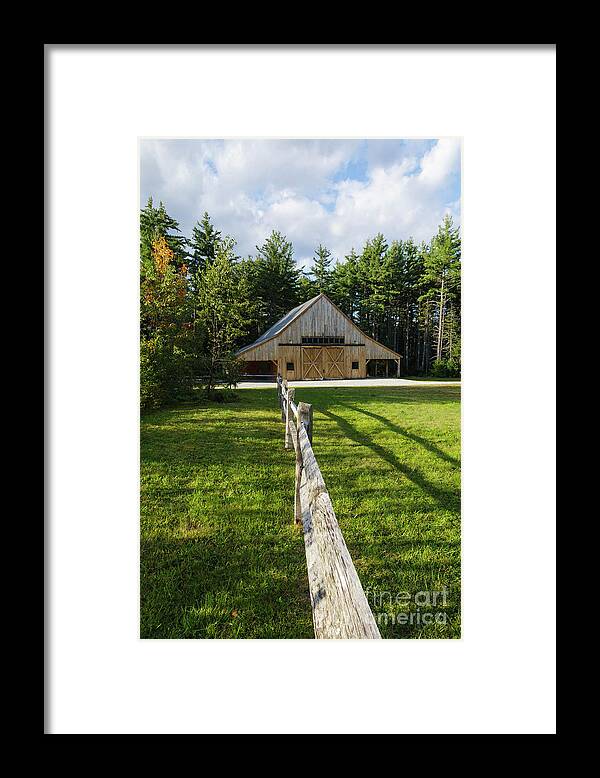 Albany Framed Print featuring the photograph Russell-Colbath Historic Homestead - White Mountains NH by Erin Paul Donovan