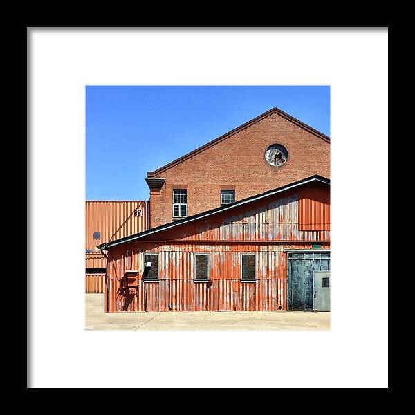  Framed Print featuring the photograph Rust and Brick by Julie Gebhardt