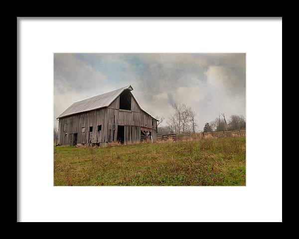 Rustic Barn Framed Print featuring the photograph Rustic Barn by Phyllis Taylor