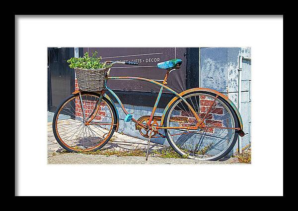 Bike Framed Print featuring the photograph Rusty Bike by Dart Humeston