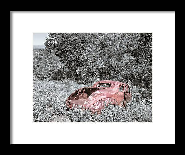 Ford Framed Print featuring the photograph Rusty Coupe 2 by Darrell Foster