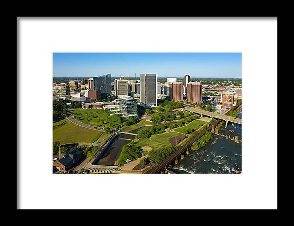 Richmond Framed Print featuring the photograph Rva 026 by Richmond Aerials