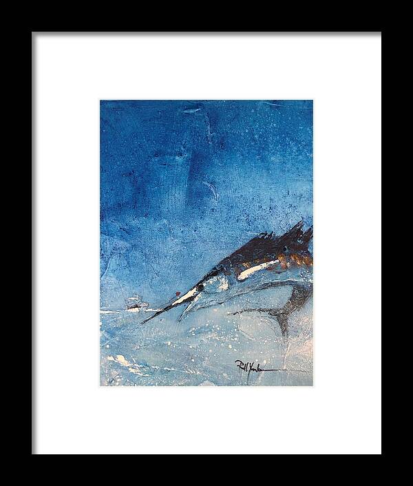 Sailfish Framed Print featuring the painting Sail On by Robert Yonke