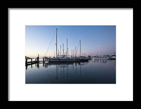 Sailboats Framed Print featuring the photograph Sailboats by Ty Husak