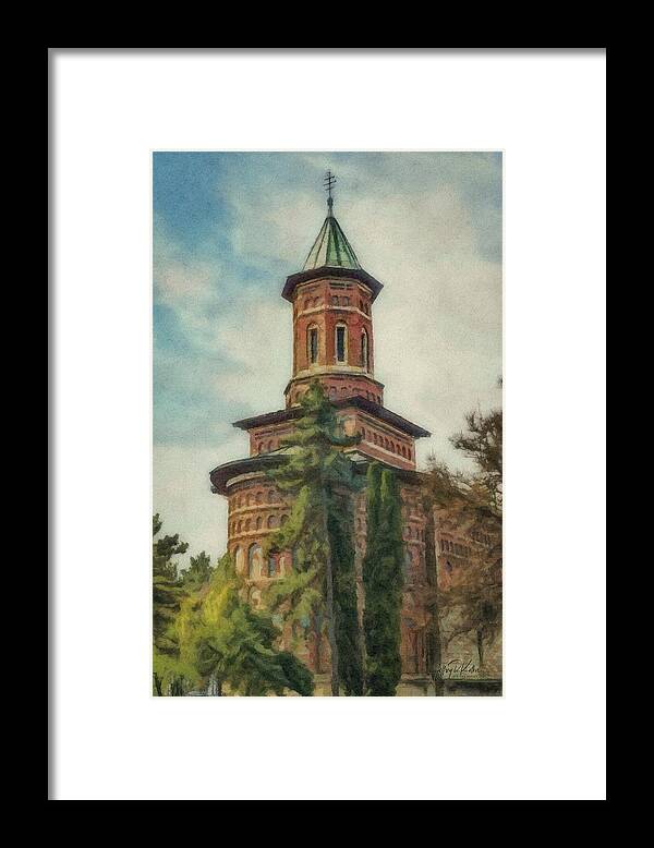Iasi Framed Print featuring the painting Saint Nicholas Princely Church by Jeffrey Kolker