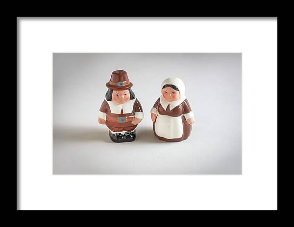 Salt And Pepper Shakers Framed Print featuring the photograph Salt and Pepper Shakers 104 by Rich Franco