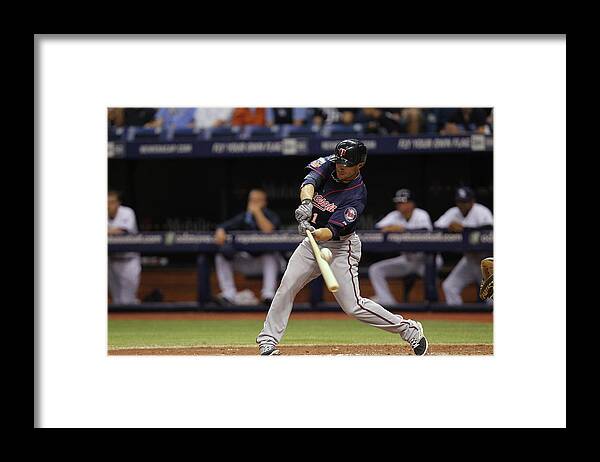 American League Baseball Framed Print featuring the photograph Sam Fuld by Scott Iskowitz