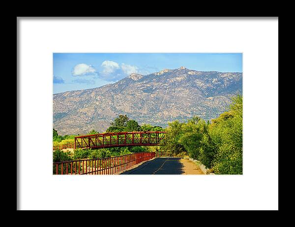 Arizona Framed Print featuring the photograph Samaniego Loop Vista 25097 by Mark Myhaver