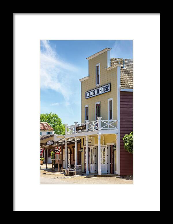 San Diego Framed Print featuring the photograph SAN DIEGO Old Town by Melanie Viola