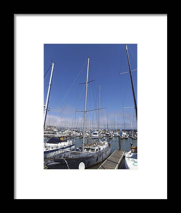  Framed Print featuring the photograph San Francisco Marina by Heather E Harman