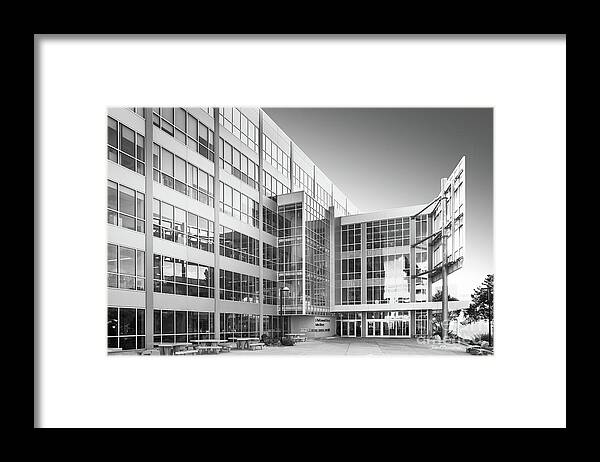 San Francisco State University Framed Print featuring the photograph San Francisco State University Leonard Library by University Icons