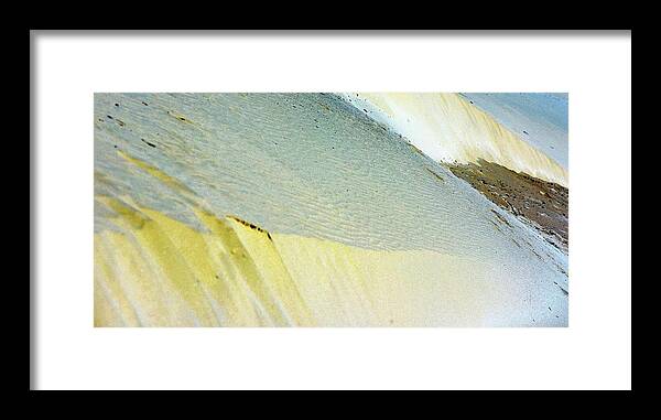Sand Framed Print featuring the photograph Sand Dunes Shapes 3 by Jerry Sodorff