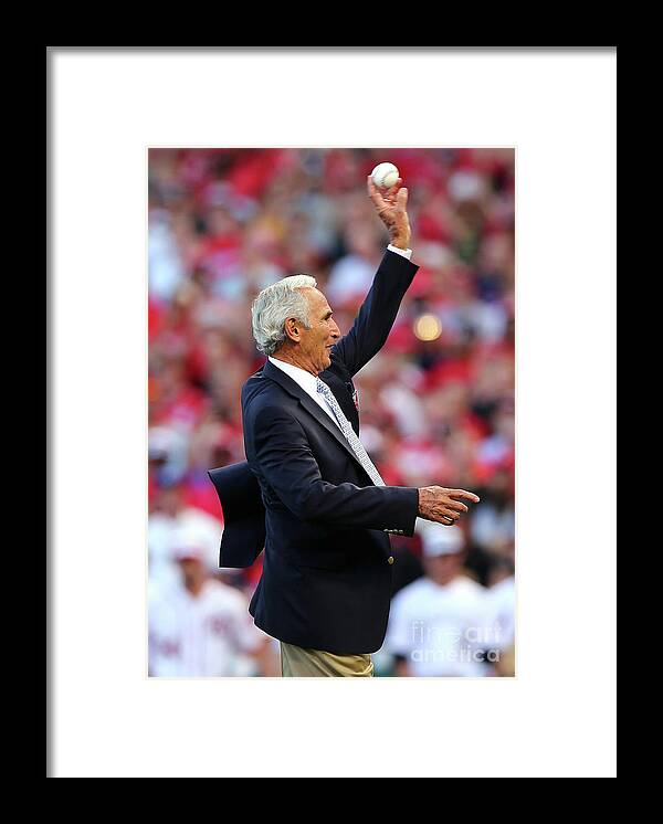Great American Ball Park Framed Print featuring the photograph Sandy Koufax by Elsa