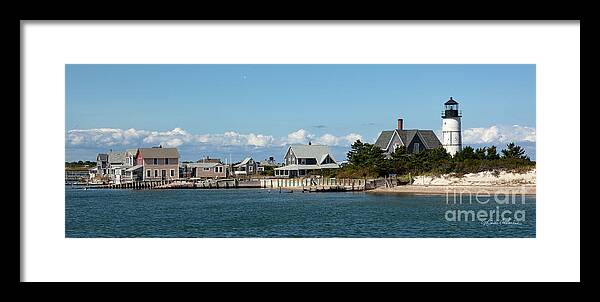 Sandy Neck Lighthouse Framed Print featuring the photograph Sandy Neck Lighthouse Cape Cod by Michelle Constantine
