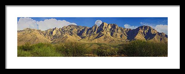 Arizona Framed Print featuring the photograph Santa Catalina Mountains Pc24693 by Mark Myhaver
