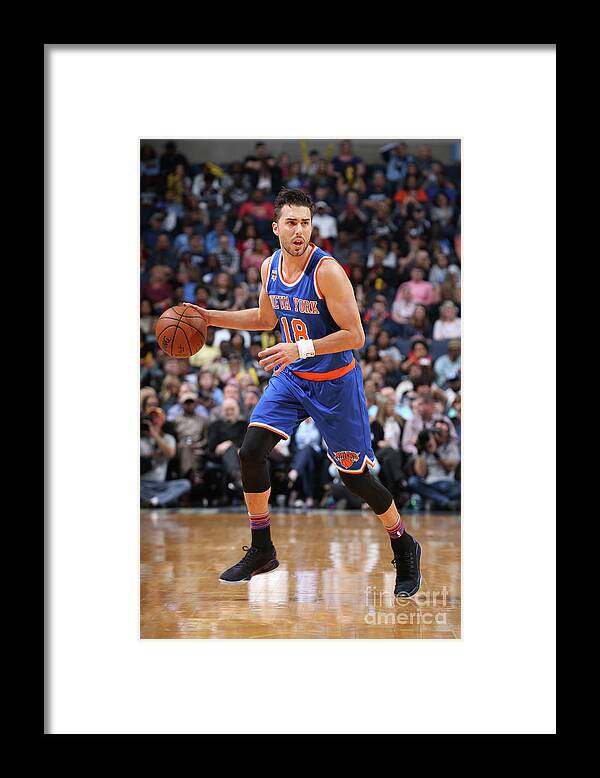 Nba Pro Basketball Framed Print featuring the photograph Sasha Vujacic by Joe Murphy
