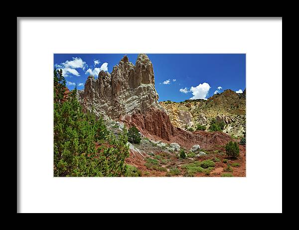 Cottonwood Canyon Road Framed Print featuring the photograph Scenic Cottonwood Canyon Road by Lana Trussell