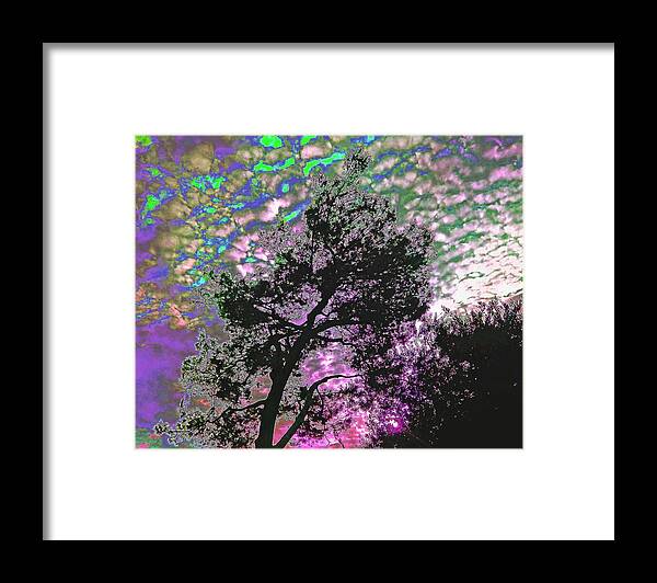 Sci Fi Framed Print featuring the photograph Sci Fi Sky by Andrew Lawrence