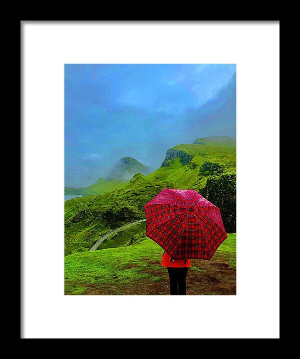 Scotland Framed Print featuring the photograph Scottish Pondering by Tanya White