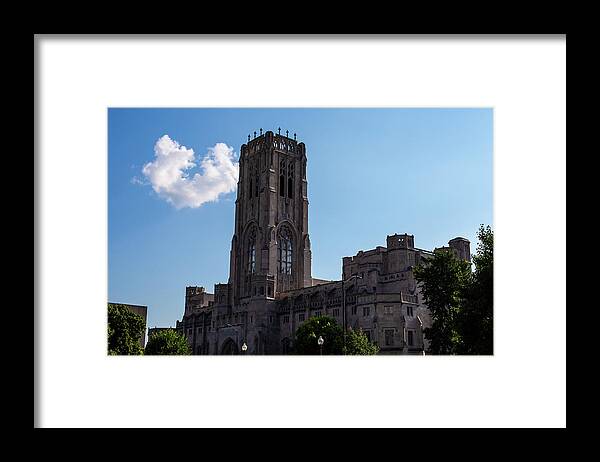 Indianpolis Framed Print featuring the photograph Scottish Rite Cathedral by Eldon McGraw
