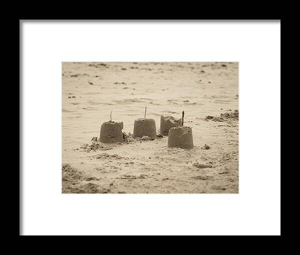 Newport Framed Print featuring the photograph Sea defences by Average Images