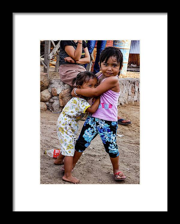 Local Framed Print featuring the photograph Tough Love - Sea Gypsy Village, Flores, Indonesia by Earth And Spirit