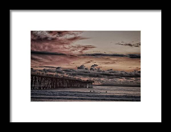 Seal Beach Framed Print featuring the photograph Seal Beach Closeout by Tom Kelly