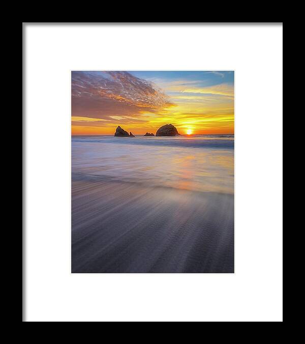  Framed Print featuring the photograph Seal Rock by Louis Raphael