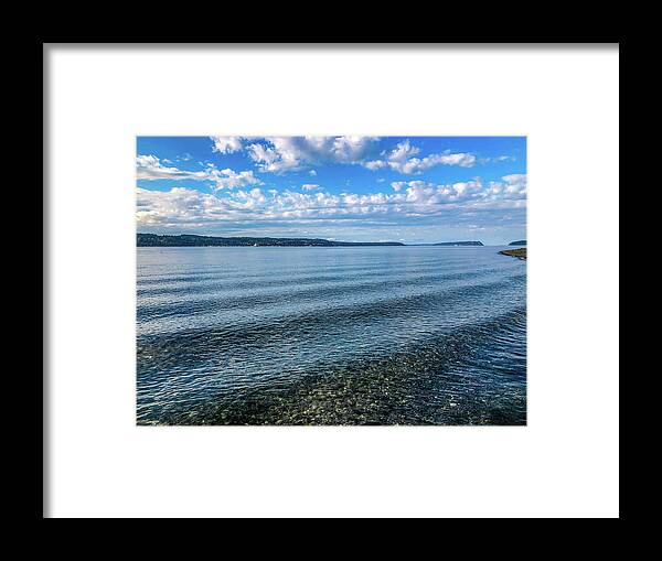 Seashore Framed Print featuring the photograph Seashore by Anamar Pictures