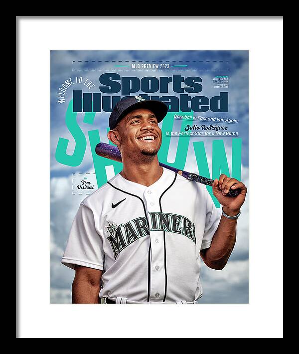 Seattle Mariners Julio Rodriguez, 2023 MLB Season Preview Issue Cover  Framed Print by Sports Illustrated - Sports Illustrated Covers