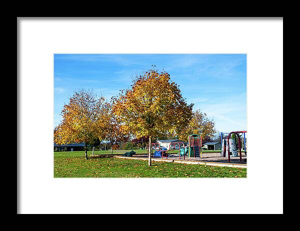 Sedro-woolley Playground Framed Print featuring the photograph Sedro-Woolley Playground by Tom Cochran