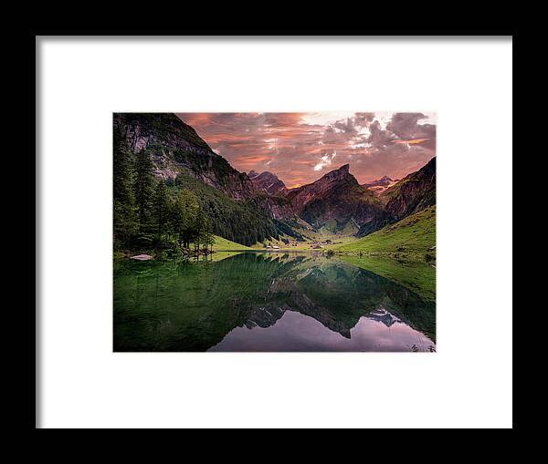 Appenzell Framed Print featuring the photograph SeeAlpSee by Serge Ramelli