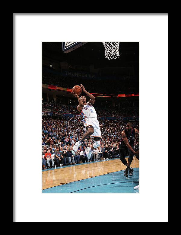 Nba Pro Basketball Framed Print featuring the photograph Semaj Christon by Layne Murdoch