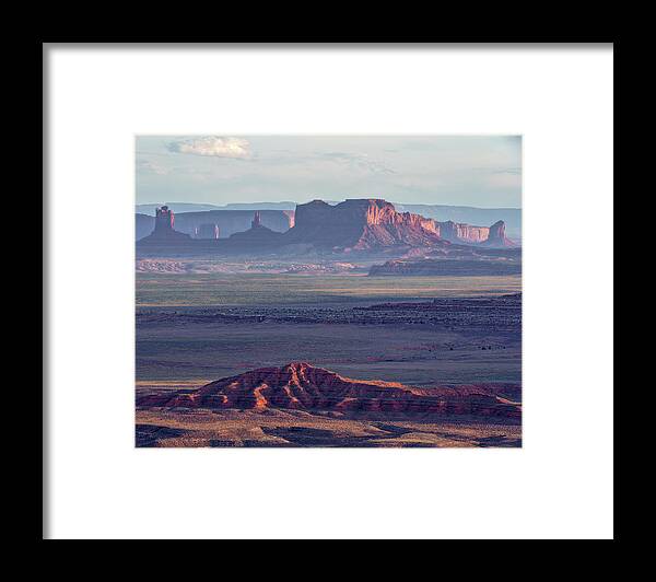  Framed Print featuring the photograph September 2019 Monument Valley by Alain Zarinelli