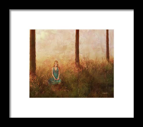 Fine Art Framed Print featuring the photograph Serenity by Shara Abel