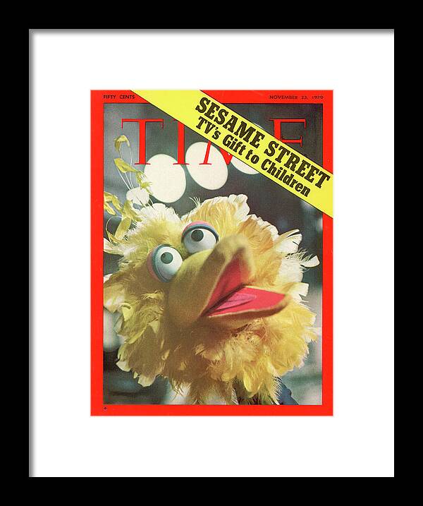 Sesame Street Framed Print featuring the photograph Sesame Street - 1970 by Bill Pierce