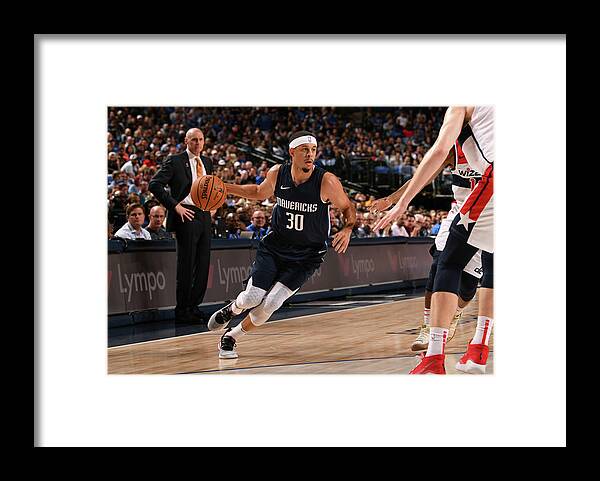 Nba Pro Basketball Framed Print featuring the photograph Seth Curry by Glenn James